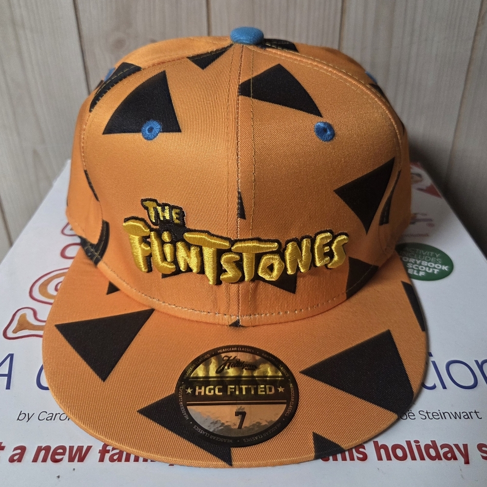 Orange and Black Kids Cap